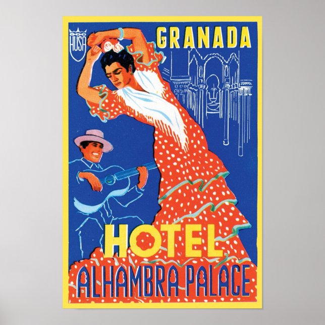 Hotel Alhambra Palace Granada Poster (Vorne)