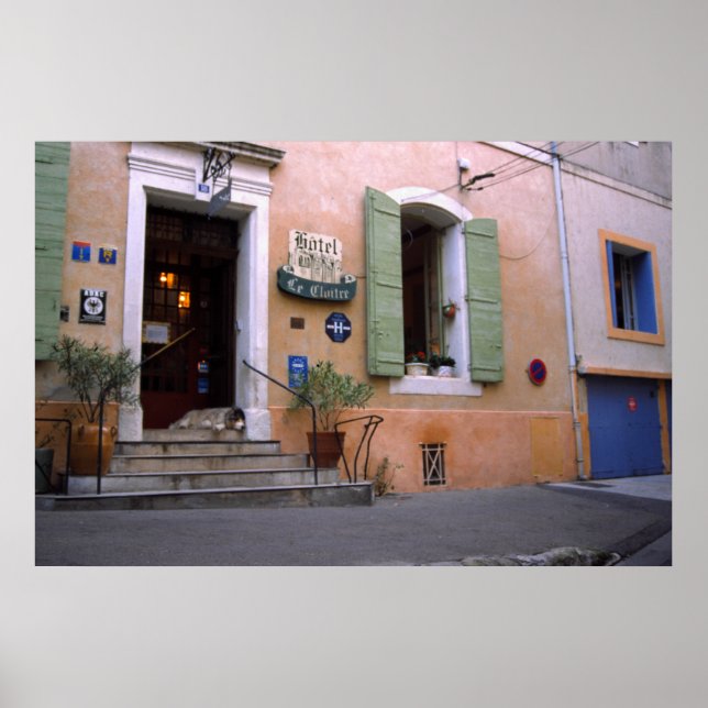 Hotel, Arles, Provence Poster (Vorne)
