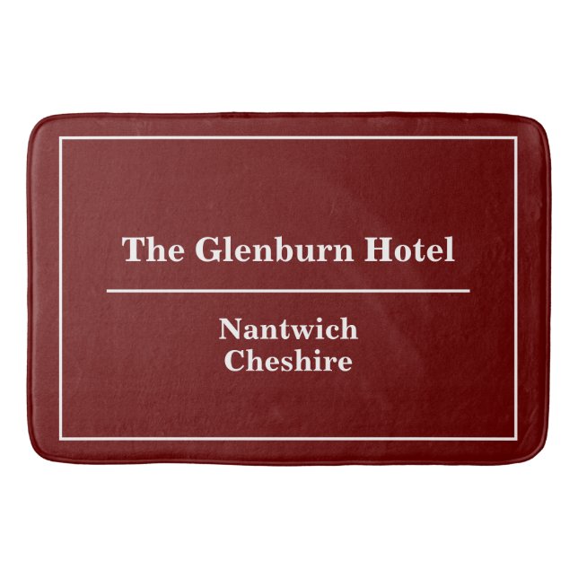 Hotel Badematte (Vorderseite)