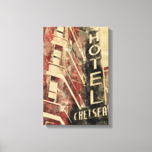 Hotel Chelsea Canvas Print Leinwanddruck