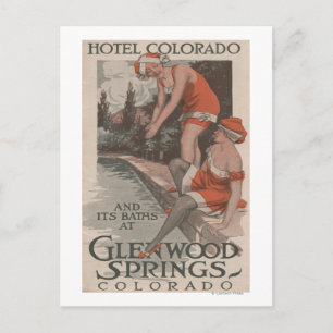 Hotel Colorado & Bäder Poster Postkarte