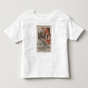 Hotel Colorado u. Bad-Plakat Kleinkind T-shirt