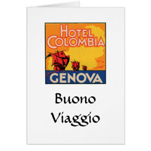 Hotel Columbia Genova Gepäcksiegel