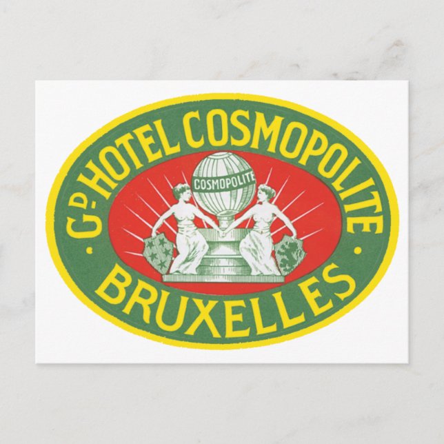 Hotel Cosmopolite, Brüssel Postkarte (Vorderseite)