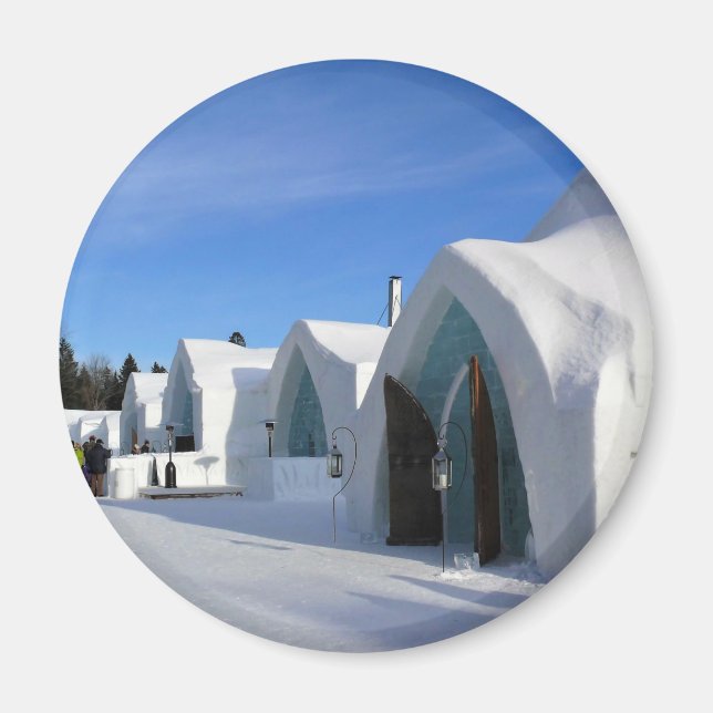 Hotel de Eeis, Quebec, Kanada Magnet (Vorne)