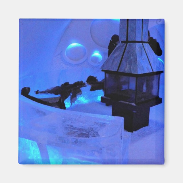 Hotel de Eeis, Quebec, Kanada Magnet (Vorne)