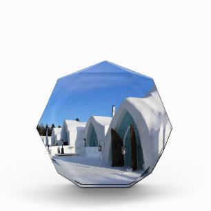 Hotel de Glace, Quebec, Kanada Fotoblock