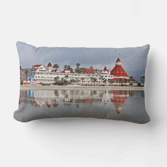 Hotel del Coronado - Coronao, Kalifornien Lendenkissen (Vorderseite)