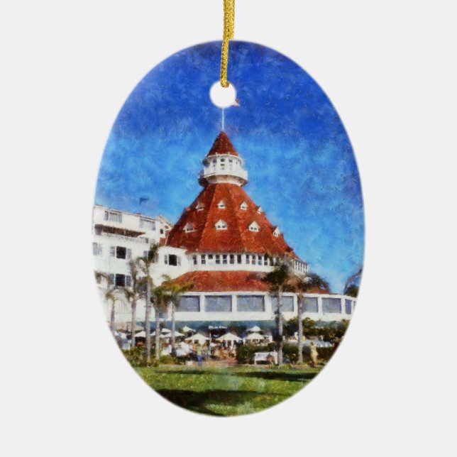 Hotel Del Coronado Keramikornament (Vorne)