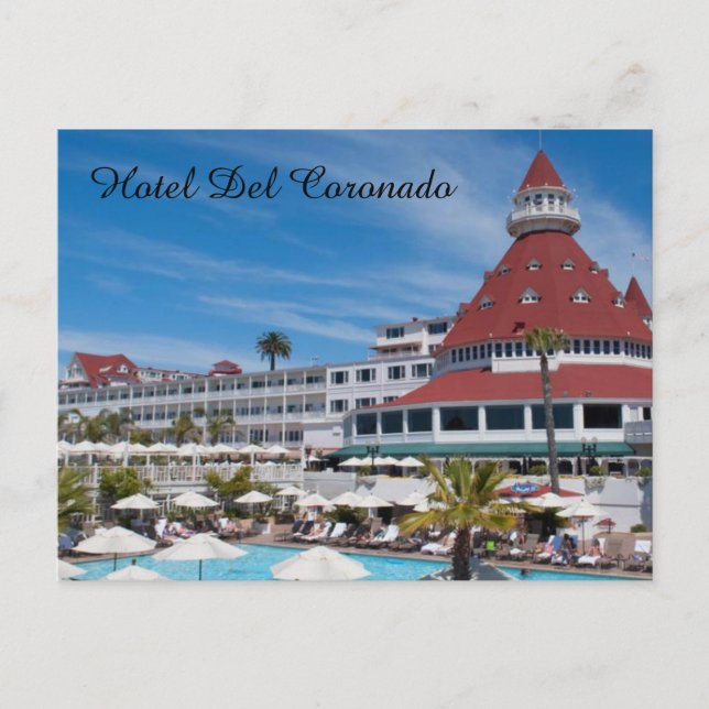 Hotel Del Coronado Postkarte (Vorderseite)