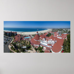 Hotel Del Coronado von San Diego Poster