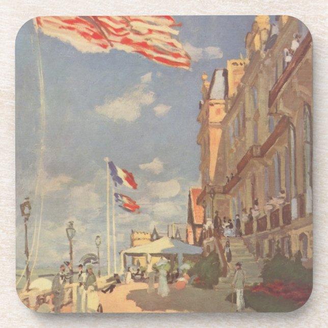 Hotel Des Roches Noires in Trouville - Claude Mone Getränkeuntersetzer (Vorderseite)