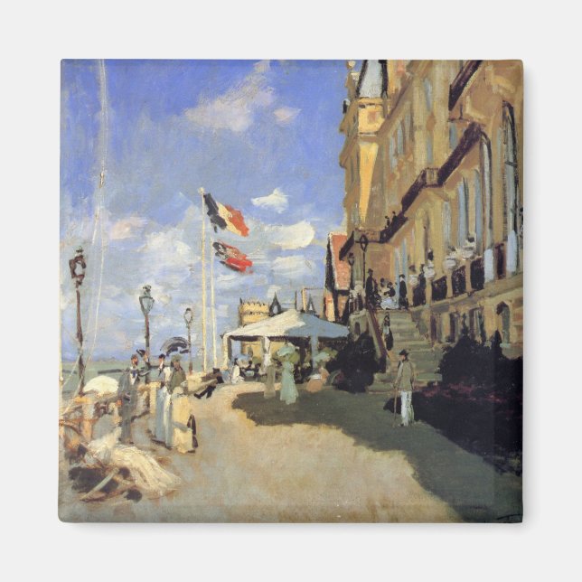 Hotel des Roches Noires, Trouville von Claude Mone Magnet (Vorne)