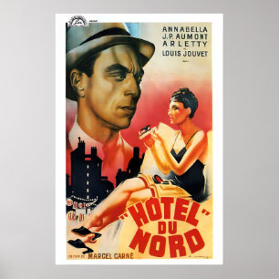 Hotel du Nord 1938 Filmplakat Druck A1 30er Kult Poster