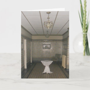 "Hotel Duluth Damen-Toilette" Geburtstagskarte Karte