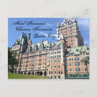 Hotel Fairmont Château Frontenac Québec Carte post