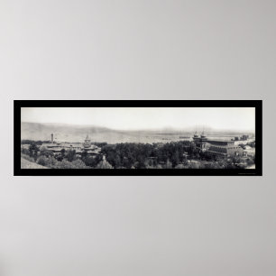 Hotel-Foto 1908 Helenas Broadwater Poster