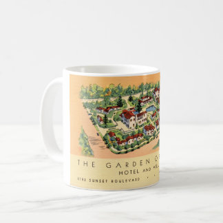 Hôtel Garden of Allah, hollywood, tasse de café