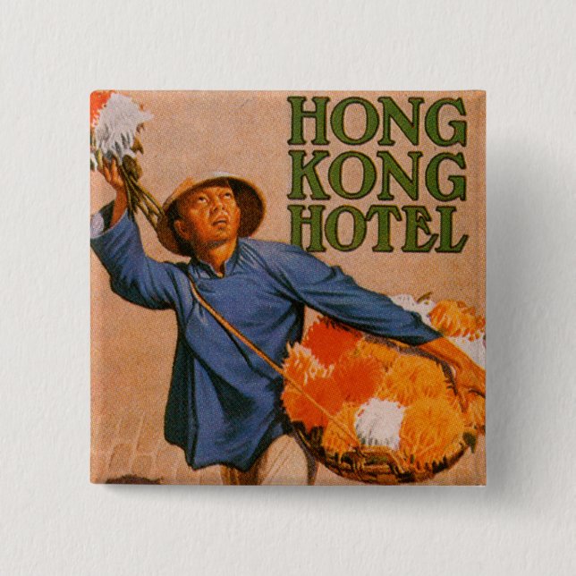 Hotel Hong Kong Button (Vorderseite)