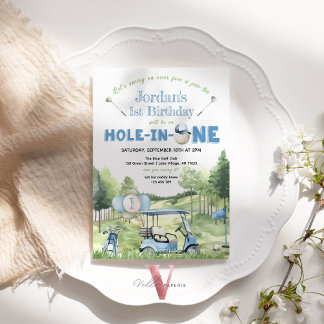 HOTEL IN EINEM ALTER Golf Master Geburtstag Einlad Einladung