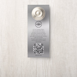 Hotel Logo QR-Code Gastinformation Türhänger Türanhänger