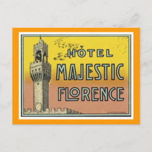 Hotel Majestic Florenz Postkarte