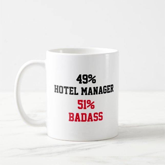 Hotel Manager  Badass Kaffeetasse (Links)