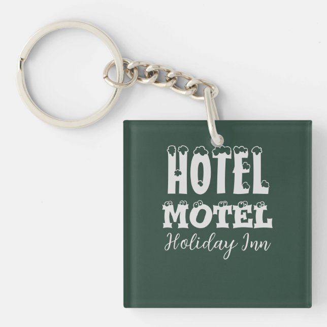 Hotel Motel Holiday Inn. Sugarhill Gang. Rappers Schlüsselanhänger (Vorderseite)
