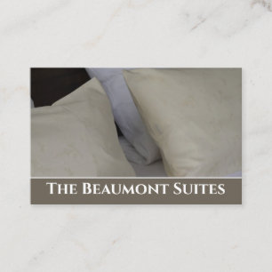 Hotel oder Unterkunft Business Card. Visitenkarte