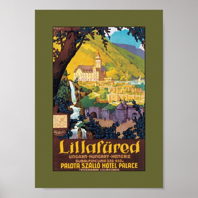 Hotel Palota Lillafured, Ungarn Poster (Vorne)