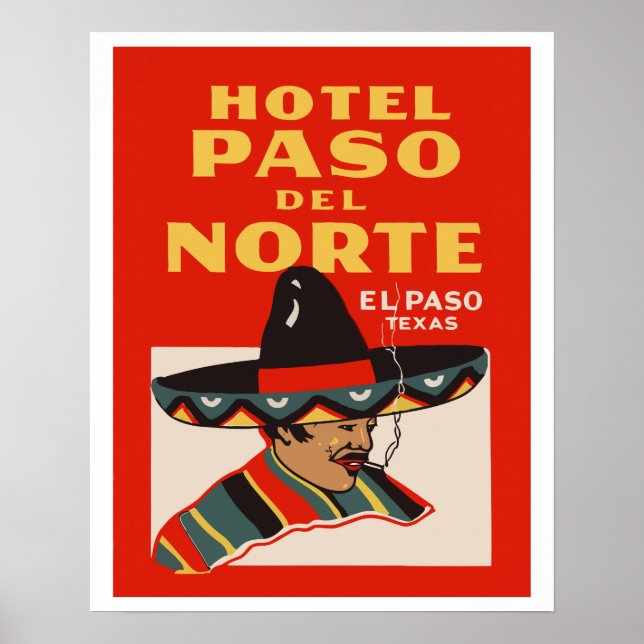 Hotel Paso del Norte (El Paso - Texas) Poster (Vorne)