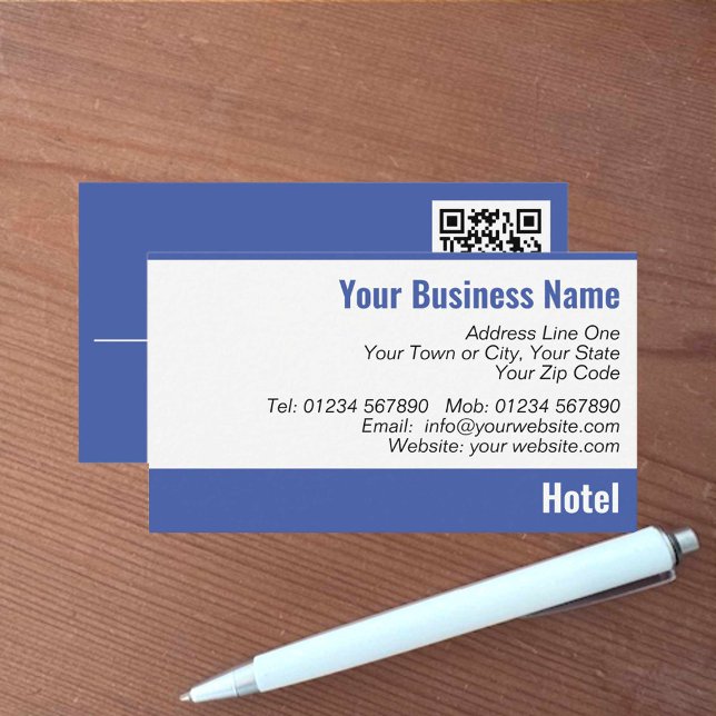 Hotel QR Code Business Card Visitenkarte (Von Creator hochgeladen)