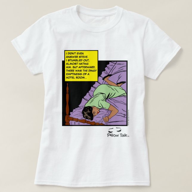 Hotel Romance Retro Comic  T-Shirt (Design vorne)