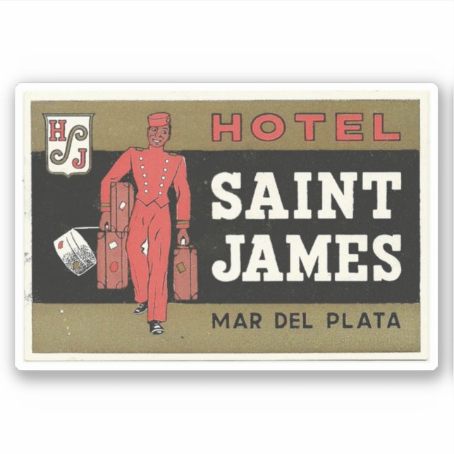 Hotel Saint James Mar Del Plata Aufkleber (Vorderseite)
