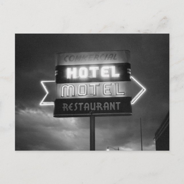 Hotel Sign, 1942 Postkarte (Vorderseite)