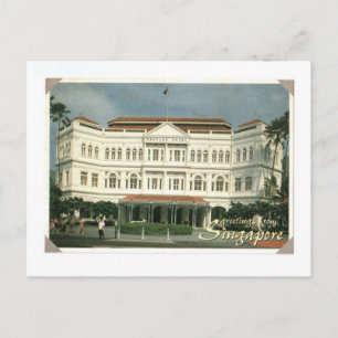 HOTEL SINGAPORE RAFFLES POSTKARTE