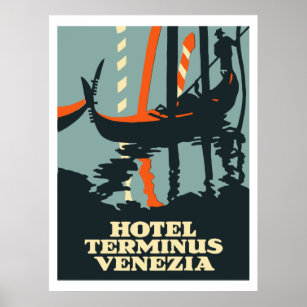 Hotel Terminus Venezia (Italien) Poster