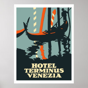 Hotel Terminus Venezia (Italy) Poster