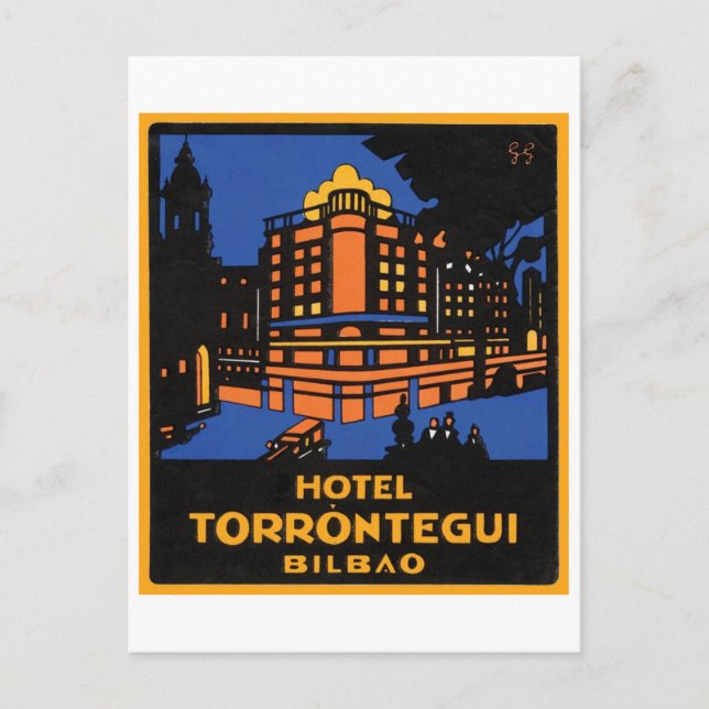 Hotel Torrontegui Bilbao Postkarte (Vorderseite)
