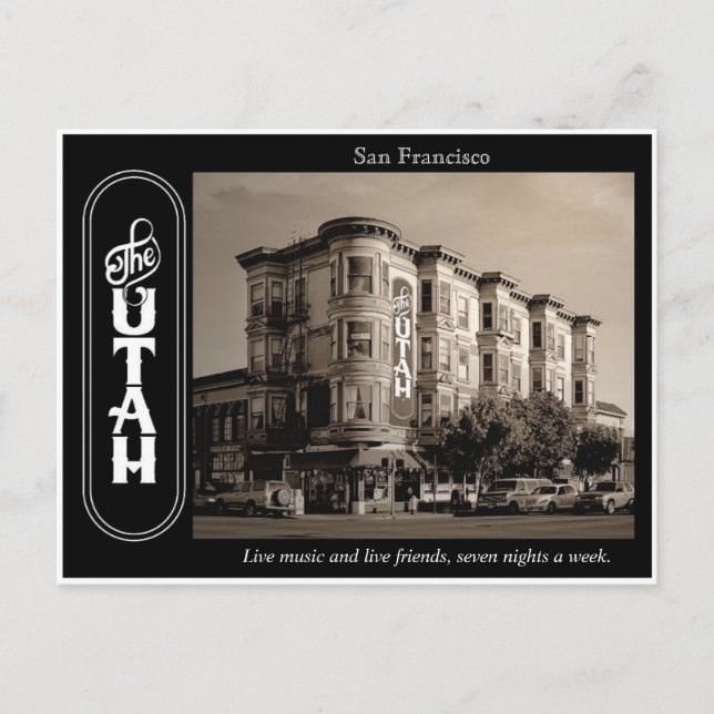 Hotel Utah Saloon Postcard Postkarte (Vorderseite)