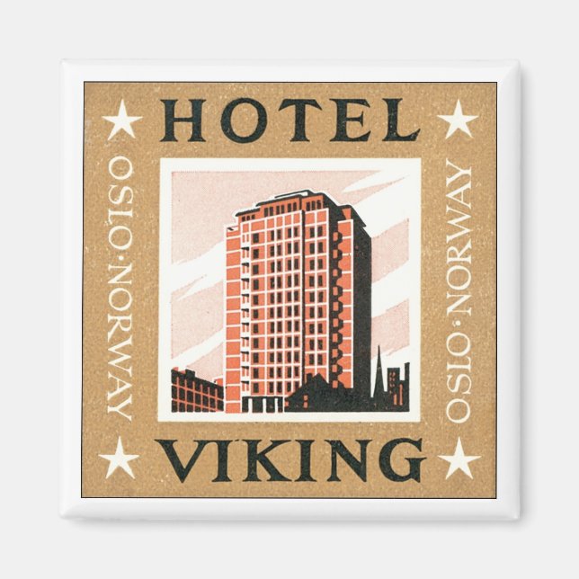 Hotel Viking, Oslo Norwegen Magnet (Vorne)