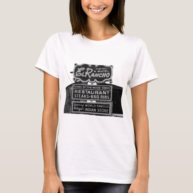 Hotel-Zeichen EL Rancho T-Shirt (Vorderseite)