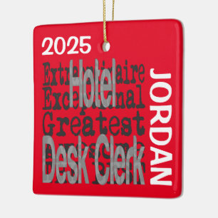 Hotelrezeptionskoryphäe CUSTOM Keramikornament