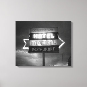 Hotelschild, 1942 leinwanddruck
