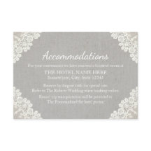 Hotelunterkunft | Rustikale Spitzen und graue Line