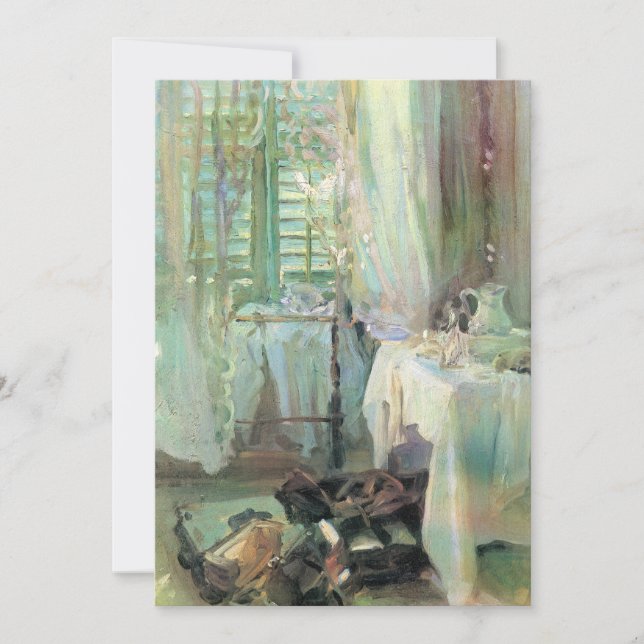 Hotelzimmer von John Singer Sargent (Vorderseite)
