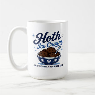 Hoth Eiscreme Dunkle Schokolade Lustig Kaffeetasse