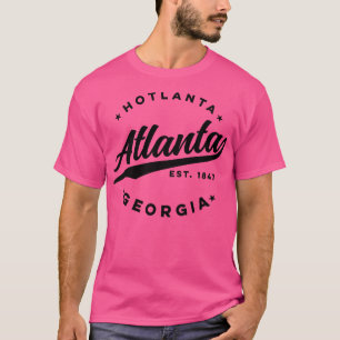 Hotlanta Atlanta Georgia USA 1847 Vintag Athletic T-Shirt