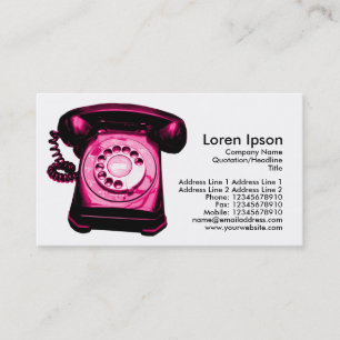 Hotline - Crimson Visitenkarte