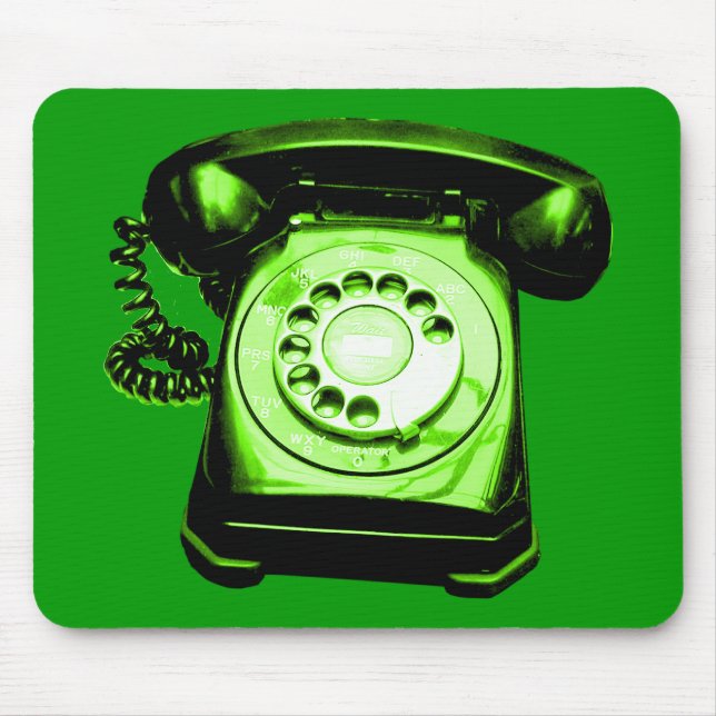 Hotline Green Mousepad (Vorne)